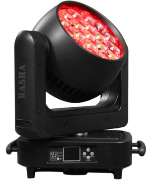Rasha K2 | 19x25W RGBW - 10000 Lumens | Zoom Wash with Pixel Rings