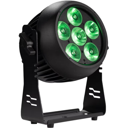 Rasha Par Guard Pro | Battery UV HEX Par - 26,000 Lux | IP65 Outdoor with Wireless DMX