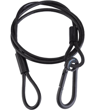 Rasha RTSP100S | Safety Chain Pack of 10 | 100 lb Load Limit – Steel Cable for Lighting Fixtures