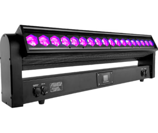Rasha Skyline | IP65 Moving Head Batten | 18x40W RGBW with Pixel Effects & Zoom