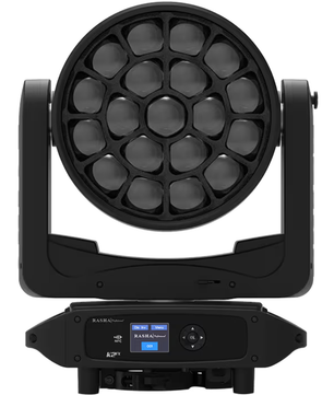 Rasha K2 FX | RGBW Wash with Aura FX Panel | 5°–55° Zoom + Infinite Pan/Tilt