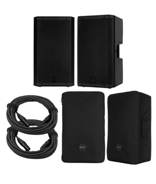 RCF Dual ART 915A Package |  Pair with Covers and Cables