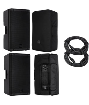 RCF ART 912A Package | Pair w/ Covers and XLR Cables