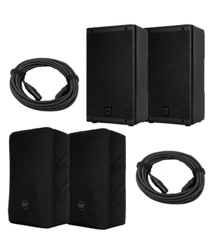 RCF ART 910A Package | Pair w/ Covers & XLR Cables
