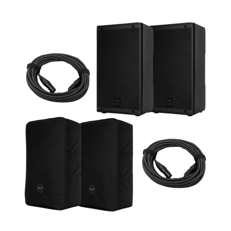 RCF ART 910A Package | Pair w/ Covers & XLR Cables