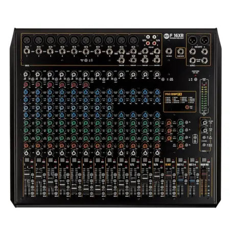 RCF F 16XR | Ins: 10 Mic, 8 Line - Effects | USB Recording Mixer
