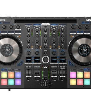 Reloop Mixon 8 Pro | 4-Deck Hybrid DJ Controller | Dual USB, Jog Displays & Standalone Mixer
