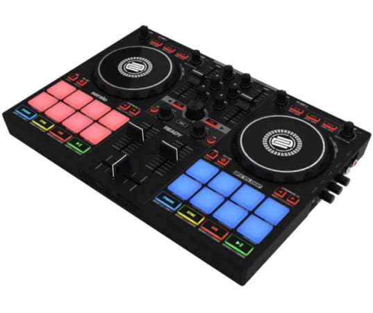Reloop Ready | Compact 2-Deck DJ Controller for Serato | 16 RGB Pads & Scratch Bank Support
