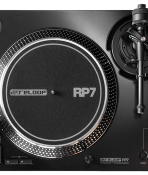 Reloop RP-7 | 7in Direct Drive DJ Turntable | High-Torque Motor & 3-Speed Support