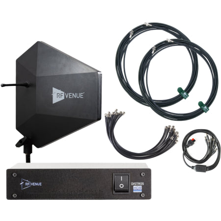 RF Venue DFIN-IPXD5 | 5-Channel Wireless Mic Bundle | IPX Diversity Fin with DISTRO5