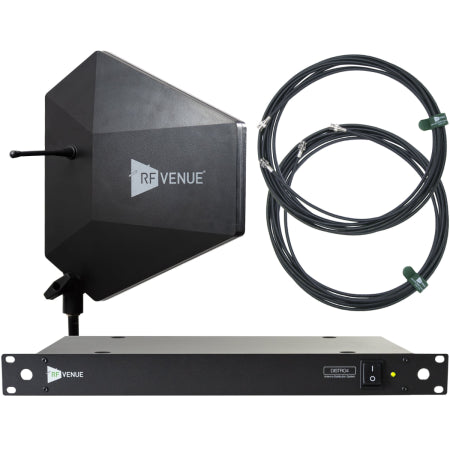 RF Venue DFIN-IPXDISTRO4 | 4-Channel Wireless Mic Pack | IPX Diversity Fin with DISTRO4