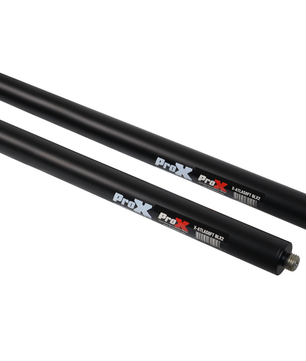ProX X-ATLAS8FTBLX2 | Adjustable Telescoping Poles Pair | 56in-96in Black Support Set