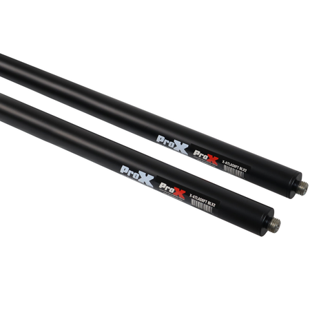 ProX X-ATLAS8FTBLX2 | Adjustable Telescoping Poles Pair | 56in-96in Black Support Set