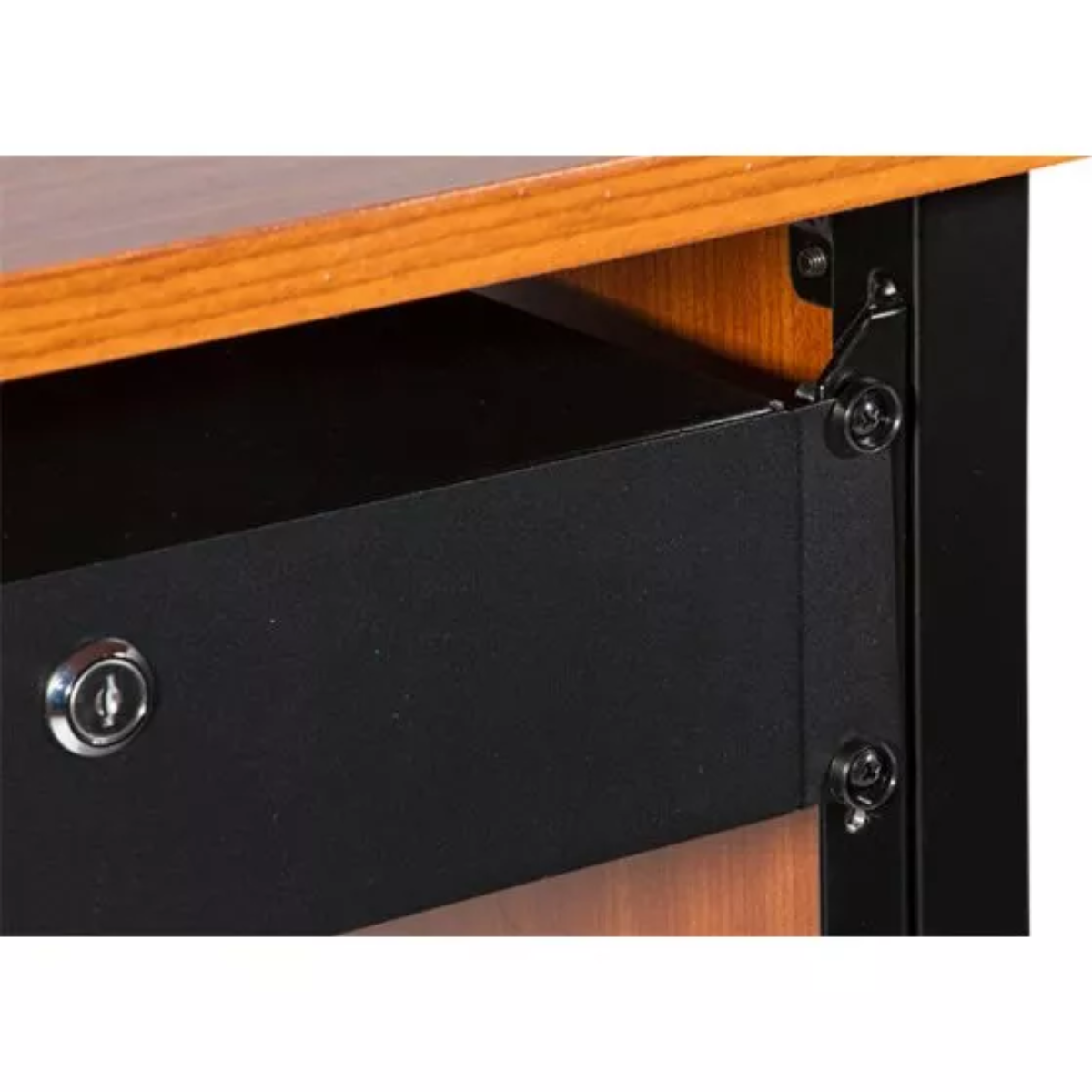 On-Stage RDLS2000 | 2U Locking Rack Drawer | Shallow Steel Storage for Rack Gear