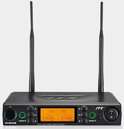 JTS RU8012DB/RU850LTH | Dual Handheld Wireless System | 506–542 MHz with Antenna Diversity