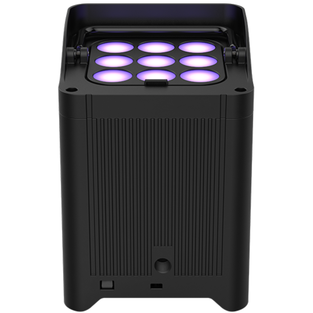 Chauvet DJ Freedom Flex H9 IP X6 | 100% Wireless Hex LED Uplight Kit | IP54 Outdoor-Ready with Charging Case