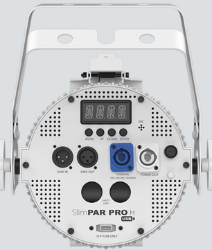 Chauvet DJ SlimPAR Pro H USB (White) | RGBAW+UV LED Wash Light | powerCON & D-Fi USB Control