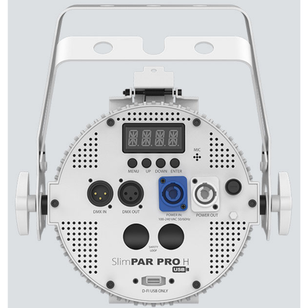 Chauvet DJ SlimPAR Pro H USB (White) | RGBAW+UV LED Wash Light | powerCON & D-Fi USB Control