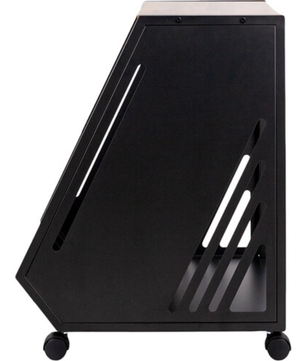 Wavebone Fin 13U Rackmount Case Wood | 13U Angled Rack | Studio Equipment Case