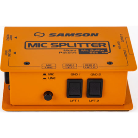 Samson SAMICSPLITT | XLR/TRS Mic Splitter | Passive 3-Output Signal Splitter