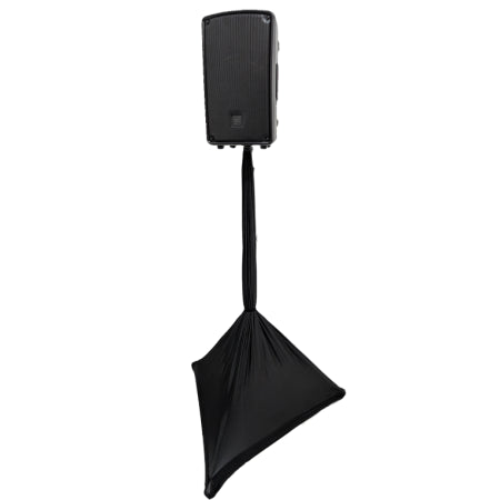 Scrim King SPK02-B | 2-Sided Black Speaker Stand Scrim (Fits 4ft–7ft)