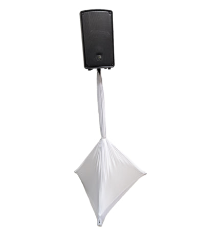 Scrim King SPK02-W | 2-Sided White Speaker Stand Scrim (Fits 4ft-7ft)