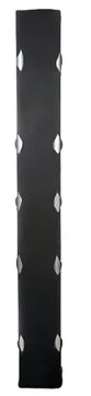 Scrim King SOX9Z-B | 8-11ft Truss Scrim with Zippers (Black) | Stretch Lycra Cover for Upright or Tripod Truss