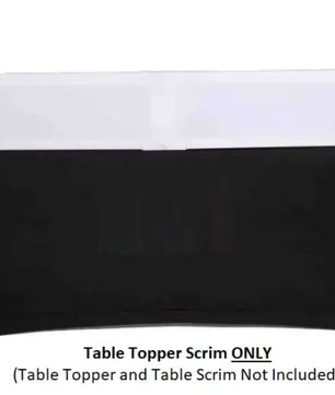 Scrim King TTP401-RS-W | Replacement Scrim for Table Top Facade (White)