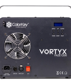 ColorKey VORTYX Faze 1200 | 1200W Faze Machine with 3000 CFM | Fast Heat-Up & Long Runtime