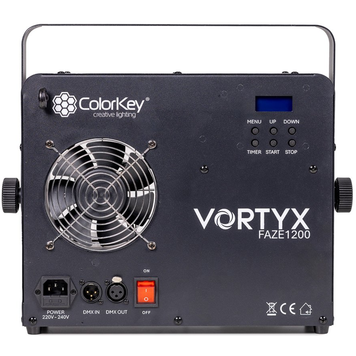 ColorKey VORTYX Faze 1200 | 1200W Faze Machine with 3000 CFM | Fast Heat-Up & Long Runtime