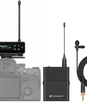 Sennheiser EW-DP ME 4 Set (R4-9) | Digital Camera-Mount Wireless Lavalier Mic System with UHF, Bluetooth