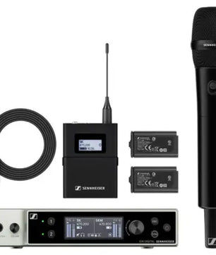 Sennheiser EW-DX MKE 2/835-S Set (R1-9 509329) | Dual Wireless System, Handheld & Lavalier