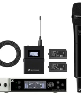 Sennheiser EW-DX MKE 2/835-S Set (Q1-9 509328) | Dual Wireless System, Handheld & Lavalier