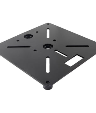Show Solutions BP2020-STEEL-TS-2F | 20in x 20in Steel Base Plate | Dual 1.5in Tubes