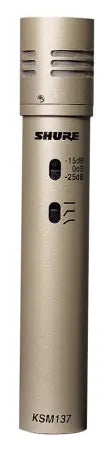 Shure KSM137/SL | Cardioid Condenser Studio Mic
