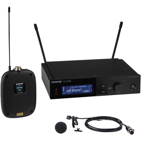 Shure SLXD14+/93-G57 | Lavalier Wireless System with WL93 Mic | Miniature Design + 24-bit Audio