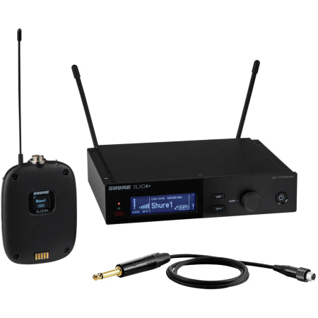 Shure SLXD14+-G57 | Wireless Instrument System with WA305 Cable | 24-b