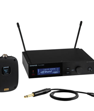 Shure SLXD14+-G57 | Wireless Instrument System with WA305 Cable | 24-bit Digital Audio + ShowLink Control