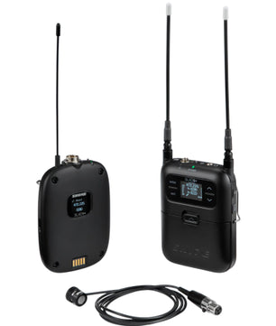 Shure SLXD15+/85M-G57 | Portable Wireless with WL185M Lavalier Mic | 138MHz Tuning & ShowLink® Control