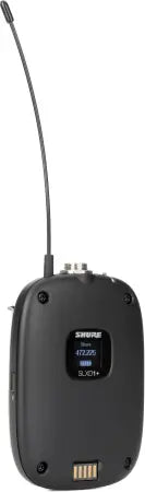 Shure SLXD1+ G57 | Digital Bodypack Transmitter 470–608MHz | TA4M Connector for SLX-D+ Systems