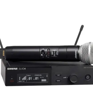 Shure SLXD24/SM58 G58 | 470-514 MHz, 24-bit Digital Wireless System | SM58 Handheld Mic with 330' Range