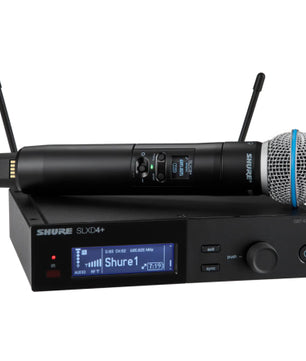 Shure SLXD24+/B58-G57 | Handheld Wireless with Beta 58A Mic | 138MHz Tuning & ShowLink Control