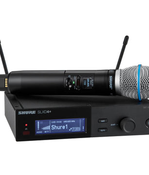 Shure SLXD24+/B87A-G57 | Handheld Wireless with Beta 87A Mic | 138MHz Tuning & ShowLink® Control