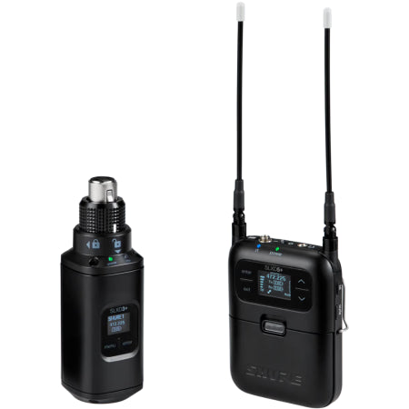 Shure SLXD35+-G57 | Plug-On Wireless for XLR Mics | 138MHz Tuning & ShowLink Control