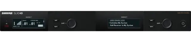 Shure SLXD4D-G58 | Dual-Channel Digital Wireless Receiver