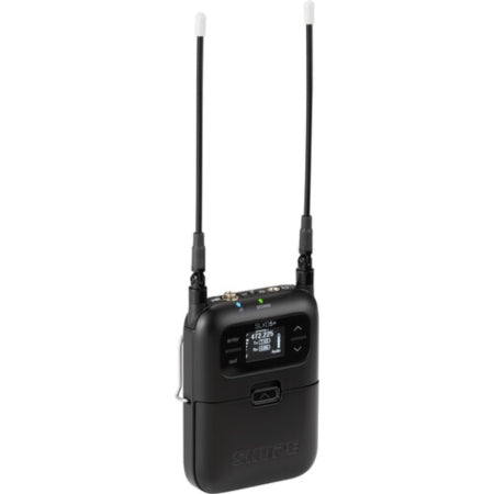 Shure SLXD5PLUS--G57 | Camera-Mount Digital Receiver | 470-608 MHz with AES-256 Encryption