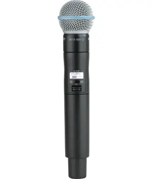 Shure ULXD2/B58 G50 | Digital Wireless Mic Transmitter w/ Beta 58A Capsule & AES Encryption