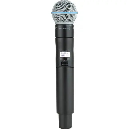 Shure ULXD2/B58 G50 | Digital Wireless Mic Transmitter w/ Beta 58A Capsule & AES Encryption