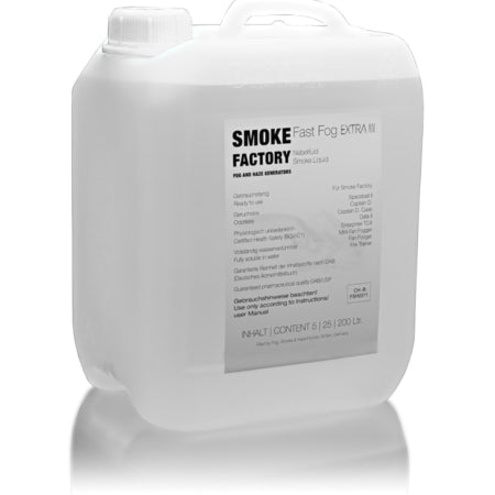 Smoke Factory SF-0194 Fast Fog Extra | 5L Fog Fluid | Dense CO₂-Style Effect