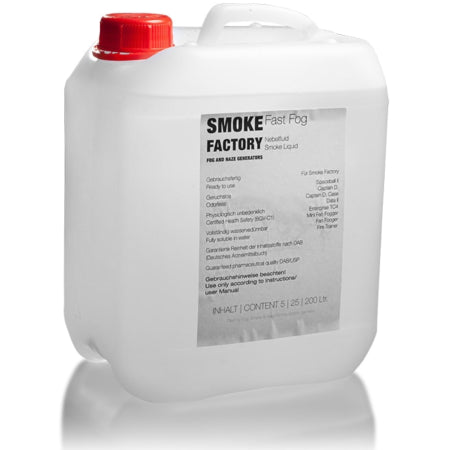 Smoke Factory SF-0201 | Fast Fog Fluid 5L | Quick-Dissipating Water-Based Formula